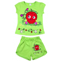 20-2004205 "Strawberry", костюм для девочки, 4-8 лет, св-салатовый 20-2004205 "Strawberry", костюм для девочки, 4-8 лет, св-салатовый